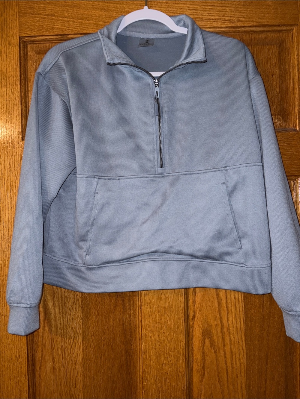 Danskin Women’s  Half-Zip Cropped Sweater